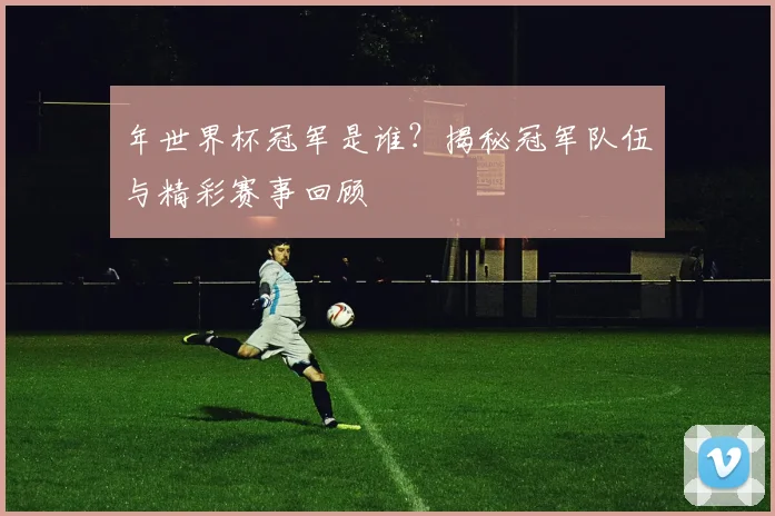 年世界杯冠军是谁？揭秘冠军队伍与精彩赛事回顾