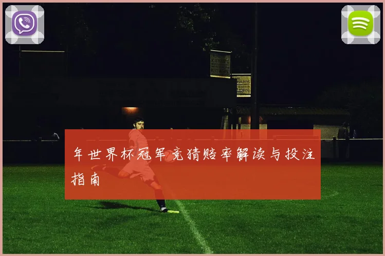 年世界杯冠军竞猜赔率解读与投注指南